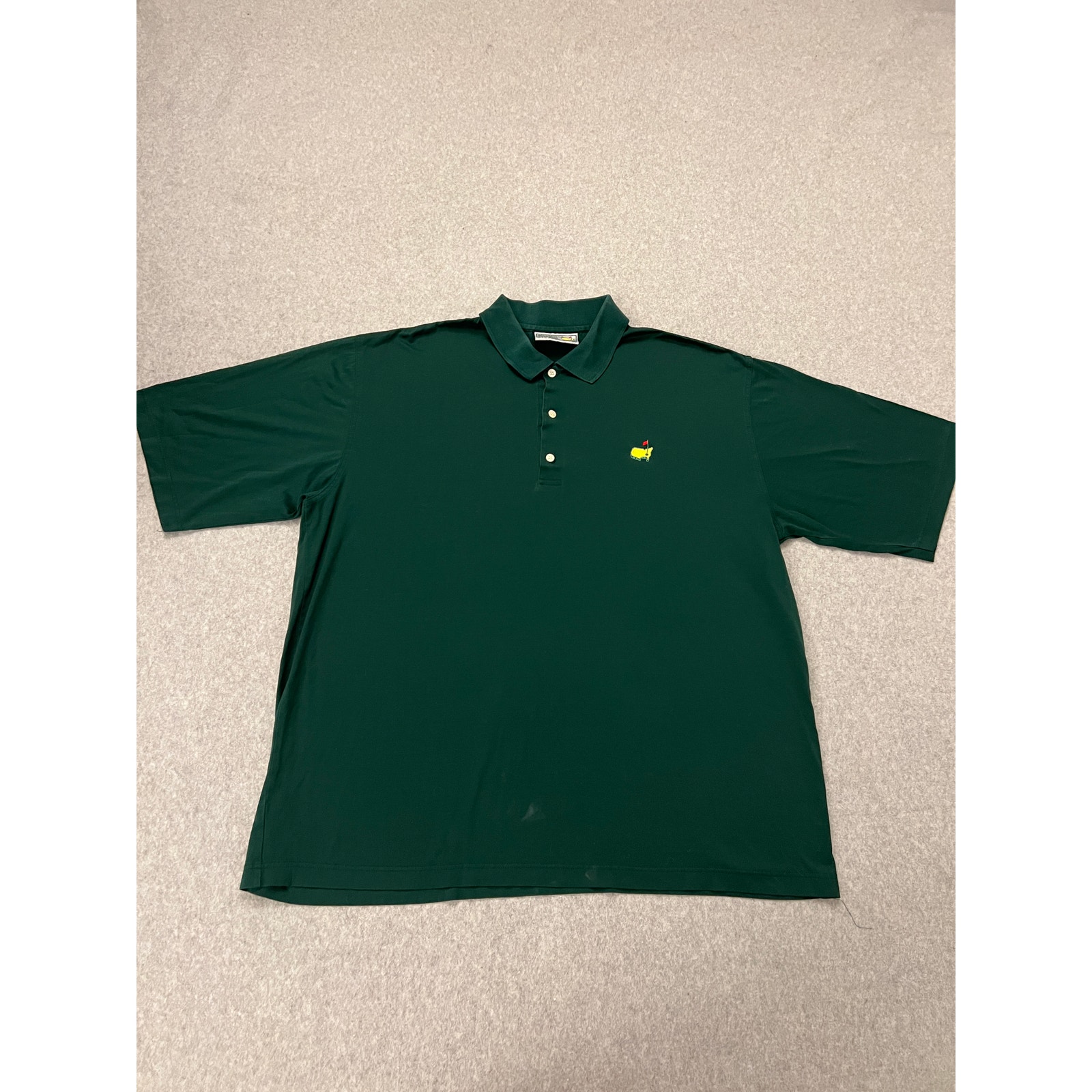 Masters Polo Shirt Mens Xl Green Augusta National Golf Slazenger Tournament 90s